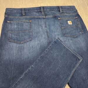 ****Carhartt Straight Fit Rugged Flex Jeans Actual Measure 44 x 26.5
